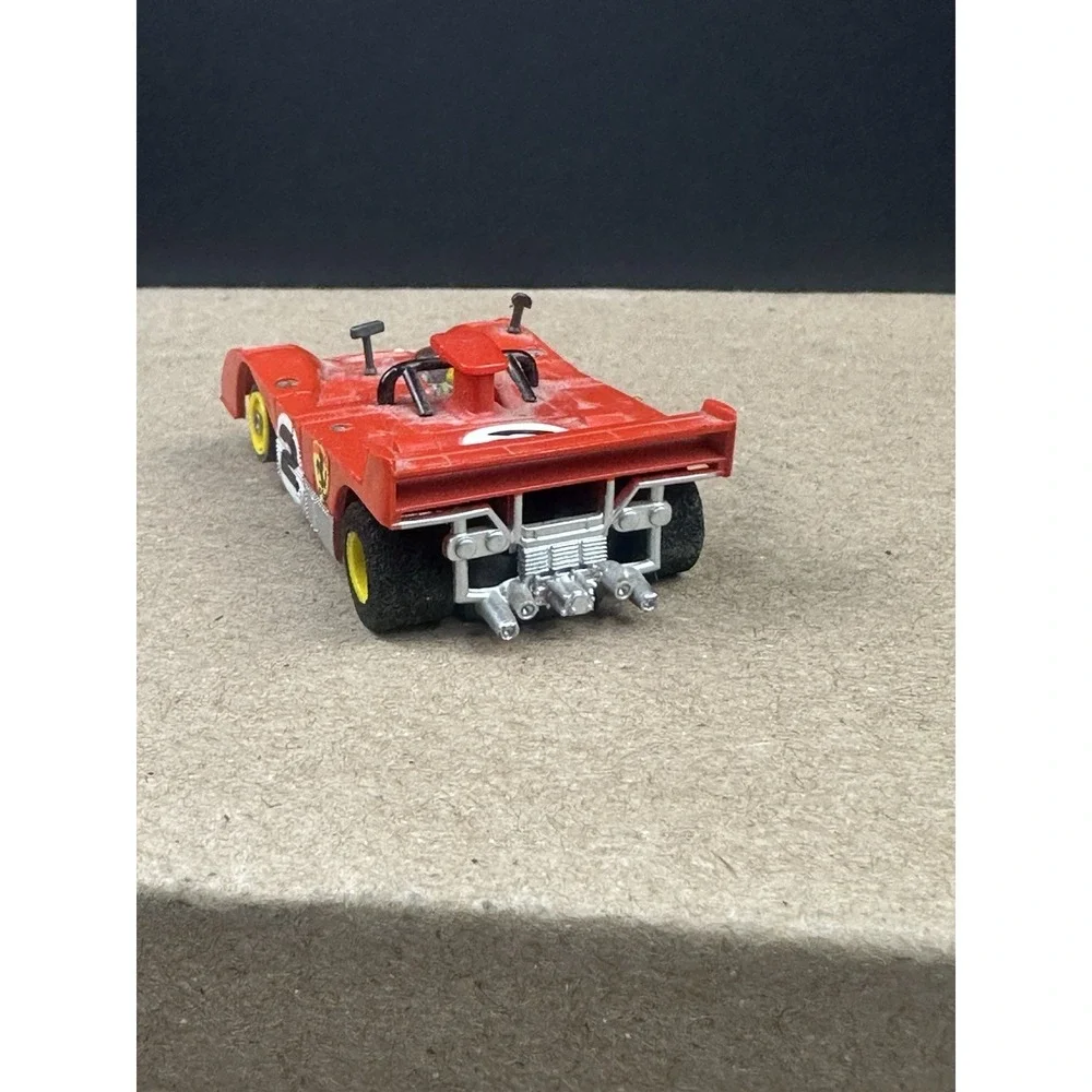 VTG 1970s Aurora AFX Red G-Plus Ferrari #2 Heuer 312 PB, 1732 HO Slot Untested